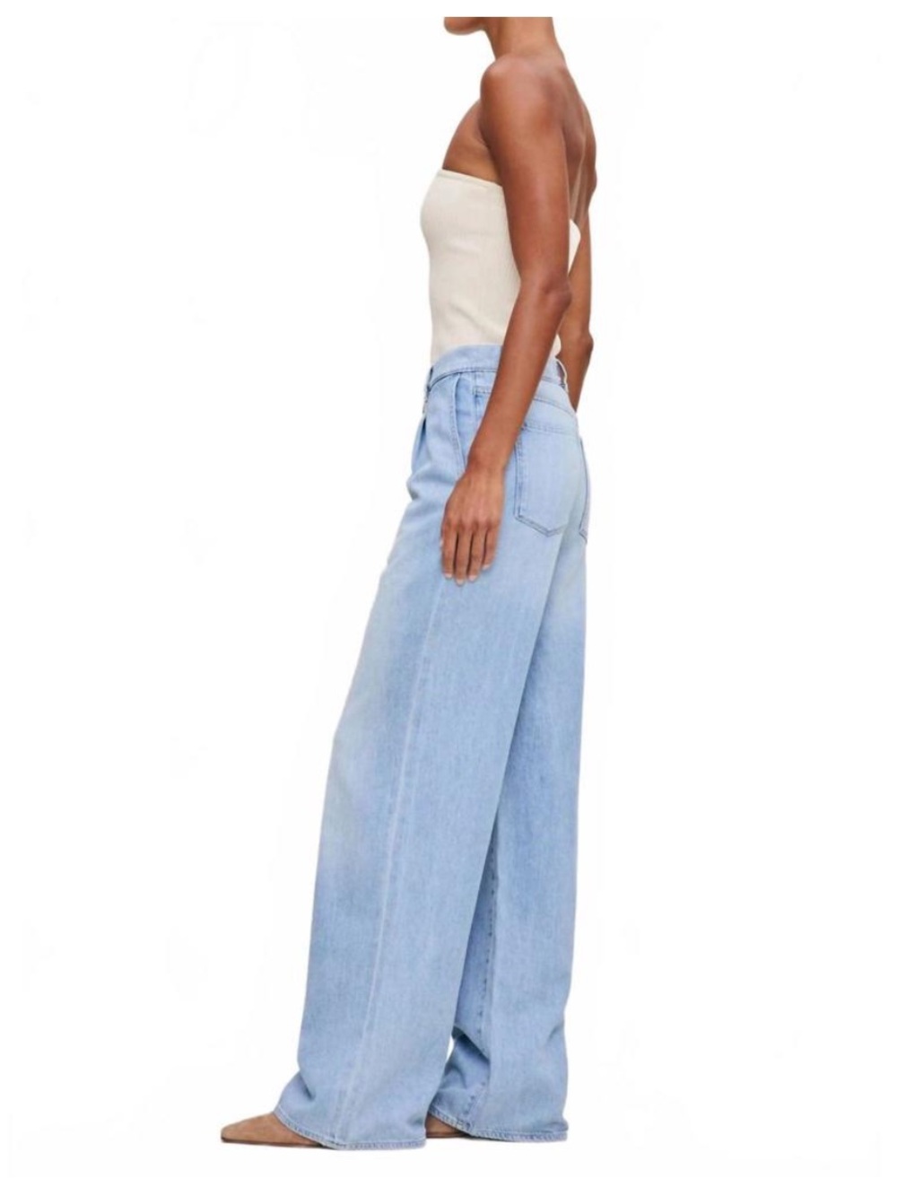 NWT DL1961 Isabel Wide Leg 31.5’ Jeans in Beachfront Size 31 - Picture 4 of 15